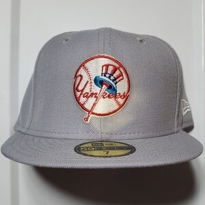 New Era Gray Yankees Hat